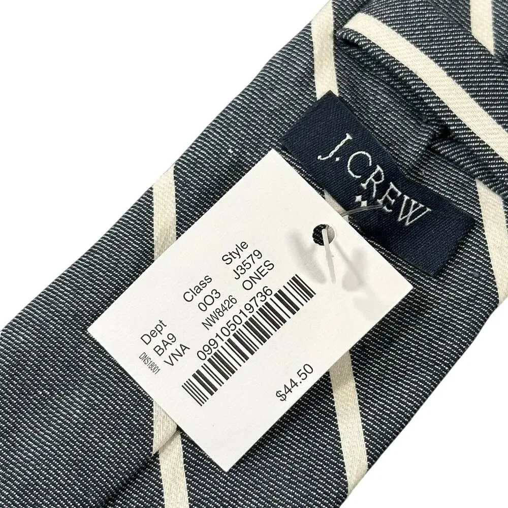 J Crew Men's‎ Thin Stripe Tie Cotton